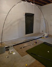 Large 7.5 Foot Tall Golf Drive Practice Setup