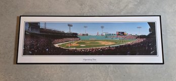 Panoramic Framed Poster Of 'Opening Day' At Fenway Park