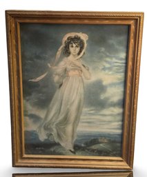 Vintage Pinkie Sarah Barrett Moulton Framed Print