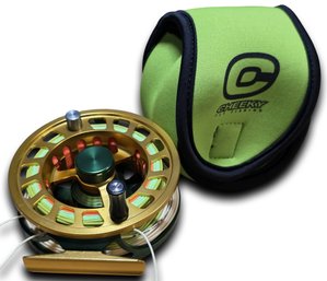 #J29 Cheeky Fishing Fly Reel With Neoprene Protective Pouch