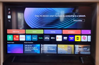 TR21 LG Smart TV With Remote App Menu Screen