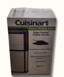 K74 Cuisinart Grind Central Coffee Grinder Brushed Stainless Series DCG12BC Boxed