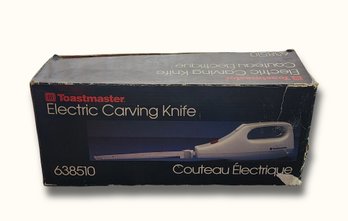 K78  Toastmaster Electric Carving Knife Model 638510 Boxed