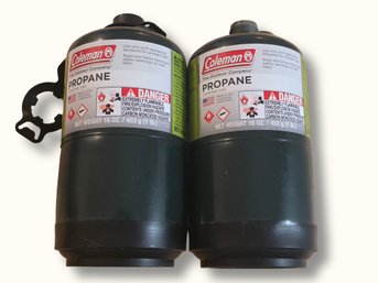 T34 Coleman Propane Camping Gas Cylinders 16 Oz 2 Pack