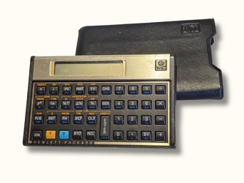 LR46 Vintage Hewlett-Packard HP 12C Financial Calculator Made In Malaysia