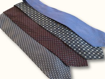 R962 Designer Silk Necktie Lot Brooks Brothers Emanuel Ungaro Pronto Uomo
