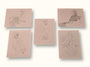R1022 Vintage G Rogers Pencil Sketch Figure Anatomy Study Drawings