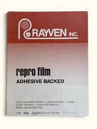 R260 Rayven Inc Adhesive Backed Repro Film 100 Sheets