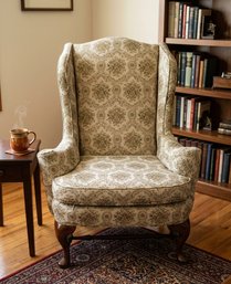 Clayton Marcus Vintage Floral Wingback Chair