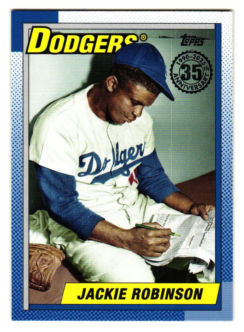 2025 Topps Jackie Robinson '90 Insert Baseball Card Dodgers #26174