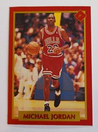 1991 Tuff Stuff Jr. Michael Jordan Hand Cut Basketball Card Bulls #1