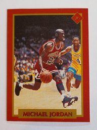 1991 Tuff Stuff Jr. Michael Jordan Hand Cut Basketball Card Bulls #2
