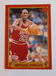 1991 Tuff Stuff Jr. Michael Jordan Hand Cut Basketball Card Bulls #3