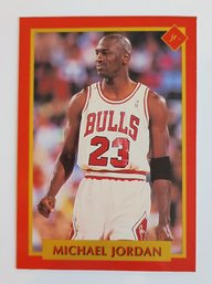 1991 Tuff Stuff Jr. Michael Jordan Hand Cut Basketball Card Bulls #5