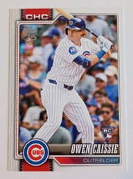 2026 Topps Owen Caissie Rookie Baseball Card Cubs