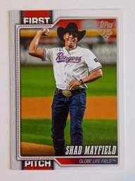 2026 Topps First Pitch Shad Mayfield Insert Baseball Card
