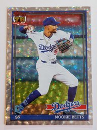 2026 Topps Diamante Mookie Betts '91 Topps Parallel Baseball Card Dodgers