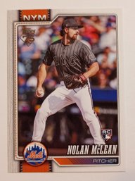 2026 Topps Nolan McClean Rookie Baseball Card Mets