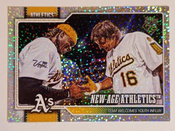 2026 Topps Sandglitter New Age Athletics Lawrence Butler / Nick Kurtz Parallel Baseball Card A's