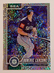 2026 Topps Sandglitter Dominic Canzone Parallel Baseball Card Mariners