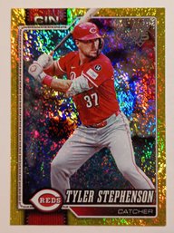 2026 Topps Yellow Holo Foil #'d /399 Tyler Stephenson Parallel Baseball Card Reds