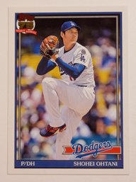 2026 Topps Shohei Ohtani '91 Topps Insert Baseball Card Dodgers