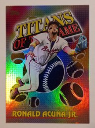 2026 Topps Titans Of The Game Ronald Acuna Jr. Insert Baseball Card Braves
