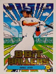 2026 Topps 8 Bit Ballers Derek Jeter Insert Baseball Card Yankees