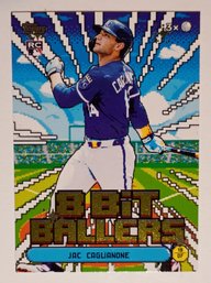 2026 Topps 8 Bit Ballers Jac Caglianone Rookie Insert Baseball Card Royals