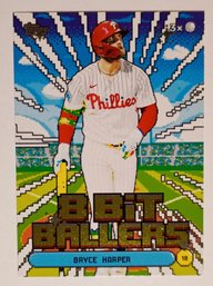 2026 Topps 8 Bit Ballers Bryce Harper Insert Baseball Card Phillies