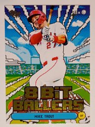 2026 Topps 8 Bit Ballers Mike Trout Insert Baseball Card Angles