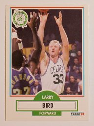 1990 Fleer Larry Bird Basketball Card Celtics