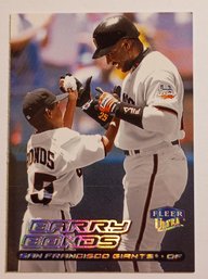2000 Fleer Ultra Barry Bonds Baseball Card Giants