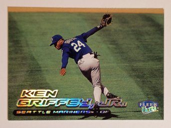 2000 Fleer Ultra Ken Griffey Jr. Baseball Card Mariners