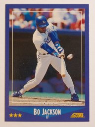 1988 Score Bo Jackson Baseball Card Royals