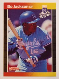 1989 Donruss Bo Jackson Baseball Card Royals