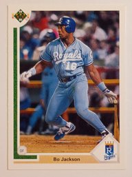 1991 Upper Deck Bo Jackson Baseball Card Royals