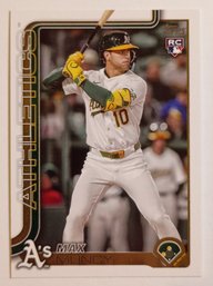 2025 Topps Max Muncy Rookie Baseball Card A's