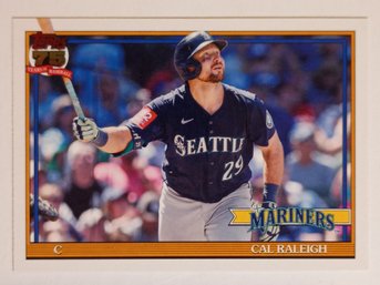 2026 Topps Cal Raleigh '91 Topps Insert Baseball Card Mariners