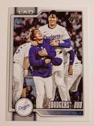 2026 Topps Shohei Ohtani / Yoshinobu Yamamoto Dodgers Duo Baseball Card Dodgers