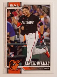 2026 Topps Samuel Basallo Rookie Baseball Card Orioles