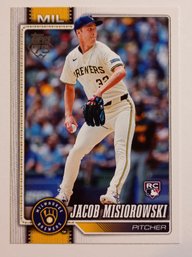 2026 Topps Jacob Misiorowski Rookie Baseball Card Brewers