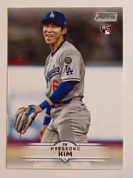 2025 Topps Stadium Club Hyeseong Kim Rookie Baseball Card Dodgers