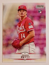 2025 Topps Stadium Club Chase Petty Rookie Baseball Card Reds