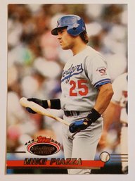 1993 Topps Stadium Club Mike Piazza Rookie Baseball Card Dodgers