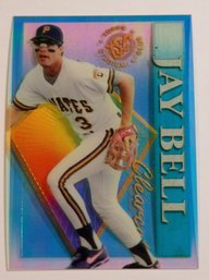 1995 Topps Stadium Club Clear-Cut Jay Bell Insert Baseball Card Pirates