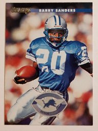 1996 Donruss Barry Sanders Football Card Lions