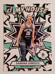 2025 Panini WNBA Donruss My House Sabrina Ionescu Insert Basketball Card Liberty