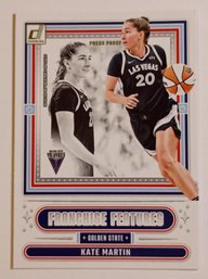 2025 Panini WNBA Donruss Franchise Futures Press Proof Kate Martin Insert Basketball Card Valkyries