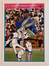 1992 Upper Deck Looney Toons Ken Griffey Jr / Buggs Bunny Baseball Card Mariners #192